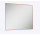 Lustro LED 100/80cm, Elita Sharon Square, rose gold