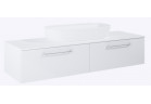 Komoda Look Slim 160 2S, Elita, white hg