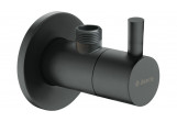 Zawór kątowy z głowicą ceramiczną 1/2 - nero (czarny mat)