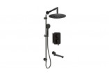 Zestaw prysznicowy podtynkowy z BOXem mieszaczowym, Deante Arnika - nero (czarny mat)
