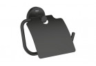 Uchwyt na papier Grohe Essentials, z pokrywą, matte black