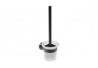 Szczotka WC wisząca, Deante Jasmin - nero (czarny mat)