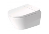 Miska toaletowa wisząca Duravit SensoWash D-Neo Compact, 58x37,5 cm, powłoka HygieneGlaze z deską myjącą - biały połysk
