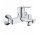 Bateria wannowa Grohe BauEdge, natynkowa, jednouchwytowa - chrom
