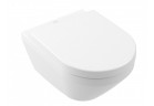 Miska wisząca Villeroy&Boch Architectura, 53x37 cm z TwistFlush, z powłoką ochronną CeramicPlus + deska wolnoopadająca - biała (Weiss Alpin)
