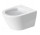 Miska wisząca WC Duravit D-Neo Compact 48x37 cm, bez rantu spłukującego, z ukrytym montażem HygieneGlaze - biała