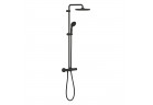 Zestaw prysznicowy Grohe Vitalio Start System 250 z termostatem do montażu ściennego - matte black
