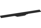 Element zewnętrzny odpływu Hansgrohe RainDrain Flex, 80 cm, montaż przy ścianie - czarny mat