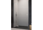 Drzwi prysznicowe Radaway Essenza Black DWJ 90x200 cm, wariant lewy, szkło przejrzyste z powłoką Easy Clean, profil chrom