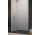 Drzwi prysznicowe Radaway Essenza Black DWJ 90x200 cm, wariant lewy, szkło przejrzyste z powłoką Easy Clean, profil chrom