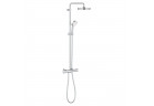 System prysznicowy Grohe Tempesta Cosmopolitan System 210, z termostatem do montażu ściennego - chrom