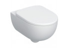 Miska wisząca Geberit Selnova Premium Rimfree 53x36cm z deską sedesową zwykłą - biała