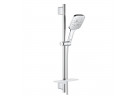Zestaw z drążkiem prysznicowym Grohe Rainshower SmartActive 130 Cube, 3 strumienie - chrom