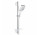 Zestaw z drążkiem prysznicowym Grohe Rainshower SmartActive 130 Cube, 3 strumienie - chrom
