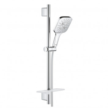 Zestaw Z Drążkiem Prysznicowym Grohe, 3 Strumienie Euphoria 110 Massage Brushed - Hard Graphite 