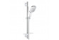 Zestaw Z Drążkiem Prysznicowym Grohe, 3 Strumienie Euphoria 110 Massage Brushed - Hard Graphite 
