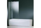 Parawan Novellini Aurora 5 1-częściowy stały - 75x150H cm, profil chrom, szkło przeźroczyste 