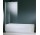 Parawan Novellini Aurora 5 1-częściowy stały - 75x150H cm, profil chrom, szkło przeźroczyste 