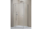 Drzwi prysznicowe Radaway Essenza New KDJ 90 cm, lewe, szkło przezroczyste z powłoką Easy Clean, profil nikiel