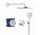 Zestaw prysznicowy Grohe Essence podtynkowy z deszczownicą Rainshower mono 310 - chrom