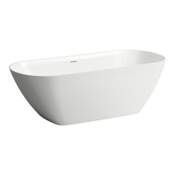 Zestaw Laufen Lua Advanced miska WC podwieszana Rimless + deska WC Slim wolnoopadająca - biały