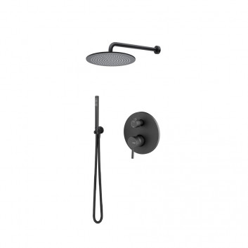Zestaw natryskowy Vema Maira, podtynkowy, 2 wyjścia wody, deszczownica okrągła 20cm, chrom
