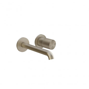 Bateria prysznicowa Gessi Habito termostatyczna 2-drożna element zewnętrzny - Finox Brushed Nickel
