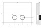Przycisk spłukujący Gessi, dla stelaży Sigma 8 i 12 - Black Metal Brushed PVD