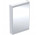 Szafka z lustrem Geberit One z ComfortLight i jednymi drzwiami, montaż natynkowy, wysokość 90 cm - kolor biały, powierzchnia aluminium malowane proszkowo