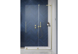 Kabina prysznicowa Radaway Furo-SL Walk-in 1200x2000mm, wersja prawa, profil czarny