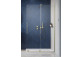 Kabina prysznicowa Radaway Furo-SL Brushed Gold Walk-in 1200x2000 mm, wersja prawa - szkło przejrzyste, profil złoty szczotkowany