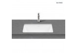 Umywalka podblatowa Oltens Drammen, prostokątna 48x36,5 cm, z powłoką SmartClean - biała