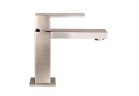 Bateria umywalkowa Gessi Rettangolo bez korka - Finox Brushed Nickel