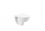 Miska WC Roca Victoria 35,5x53 cm, podwieszana Rimless - biała