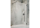 Kabina prysznicowa Radaway Essenza Pro 8 Walk-in 90 cm, szkło przejrzyste, profil GunMetal