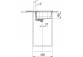 Zlewozmywak Franke Spark SKL 611-63, 63,5x50cm, stal szlachetna len