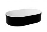 Umywalka Besco Assos nablatowa 40x50x15 cm, biała