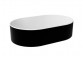 Umywalka Besco Assos nablatowa 40x50x15 cm, biała