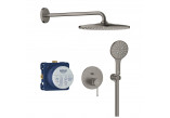 Zestaw prysznicowy  Grohe Essence podtynkowy z deszczownicą Rainshower mono 310 - brushed hard graphite