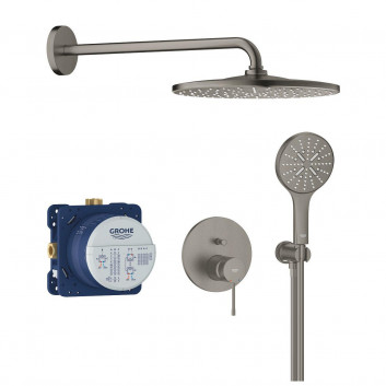 Zestaw prysznicowy  podtynkowy z deszczownicą Rainshower mono 310 , Grohe Essence, stal nierdzewna