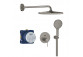 Zestaw prysznicowy  podtynkowy z deszczownicą Rainshower mono 310 , Grohe Essence, stal nierdzewna