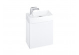 Szafka pod umywalkę mini Ravak SD Veda 40x22x50 cm, wisząca - biały połysk
