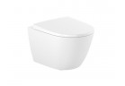 Miska WC wisząca Roca Ona, 48x36,  Rimless Compacto z deską wolnoopadającą (zestaw)