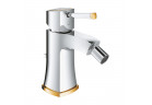 Bateria bidetowa Grohe Grandera jednouchwytowa - chrom / złoty