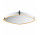 Deszczownica Grohe Grandera 221 mm x 221 mm, wisząca, jednostrumieniowa - chrom / złoty 