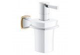 Uchwyt Grohe Grandera z ceramicznym dozownikiem na mydło - chrom / złoty