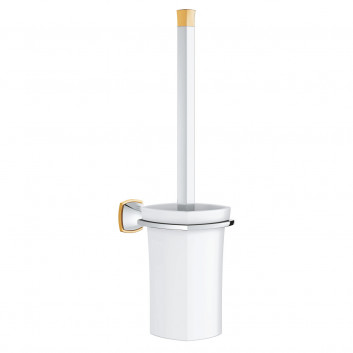 Uchwyt Grohe Grandera z ceramicznym dozownikiem na mydło - chrom / złoty