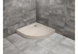 Brodzik półokrągły Radaway Doros A Compact, akrylowy 90x90 - stone kaszmirowy