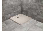 Brodzik kwadratowy Radaway Doros C, akrylowy 80x80 cm - stone kaszmirowy