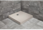 Brodzik kwadratowy Radaway Doros C Compact, kwadratowy 90x90 cm - stone kaszmirowy